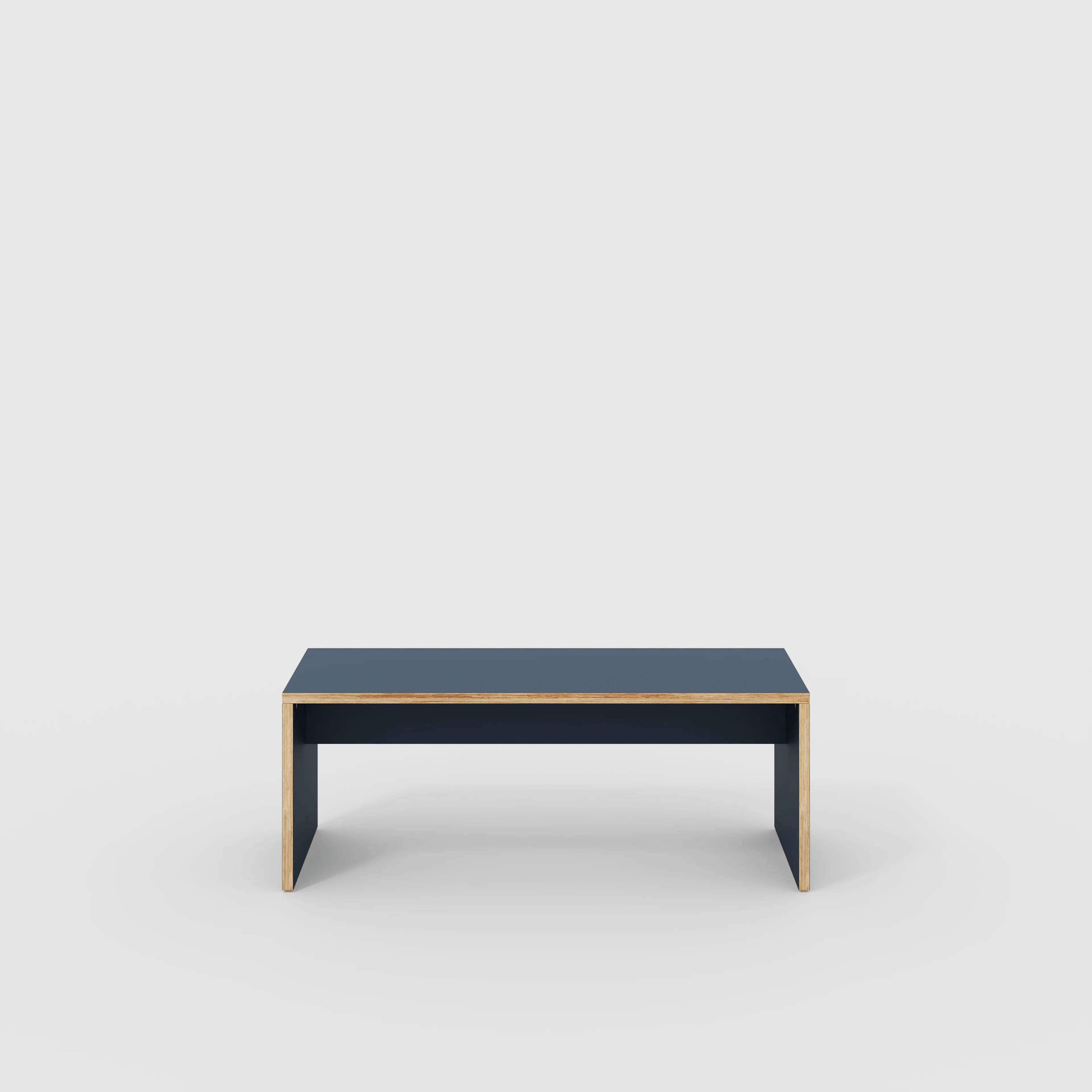 Plywood Bench Seat with Solid Sides - Formica Night Sea Blue - 1200(w) x 400(d)