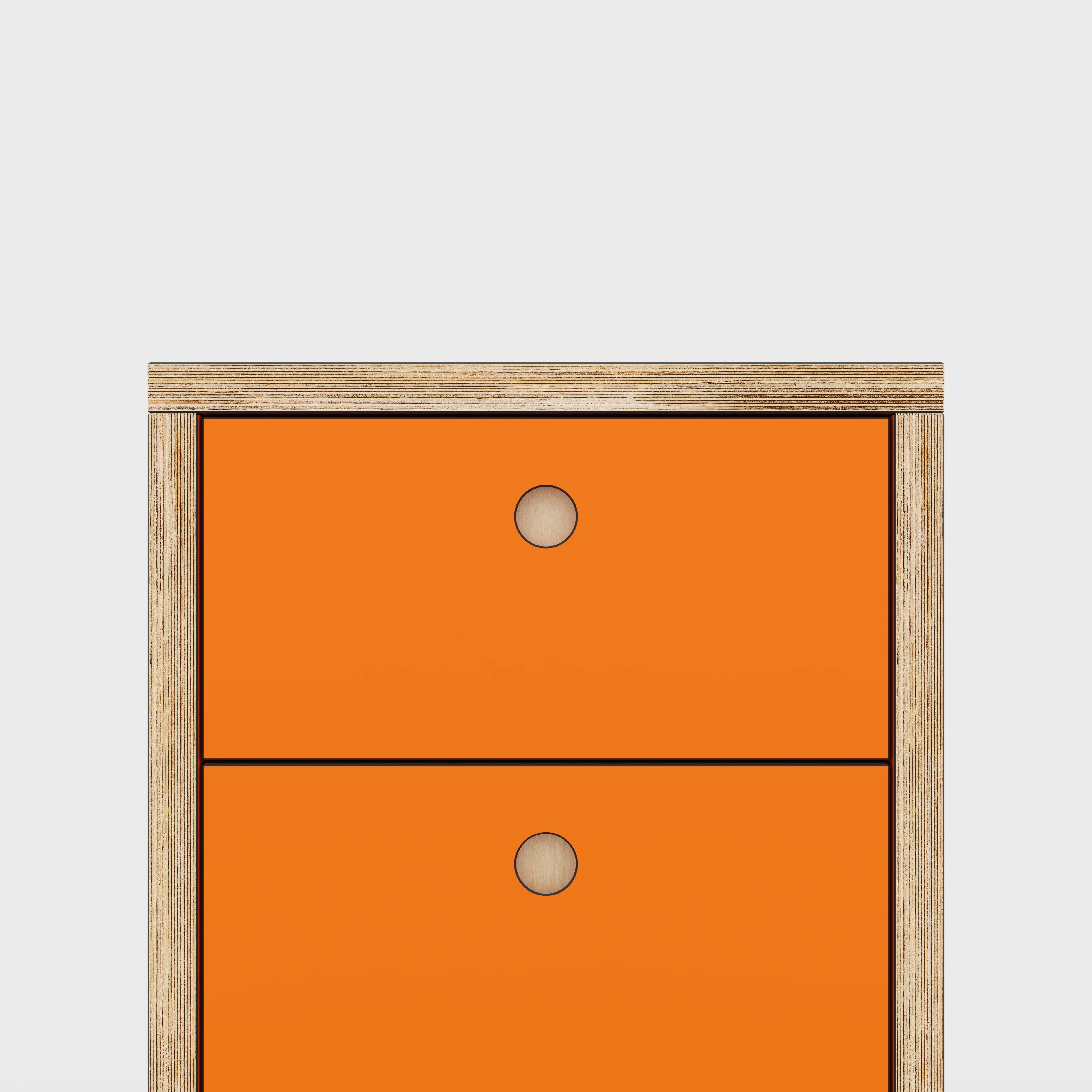 Plywood Drawer Unit - Formica Levante Orange - 400(w) x 600(d) x 750(h) - Image 3