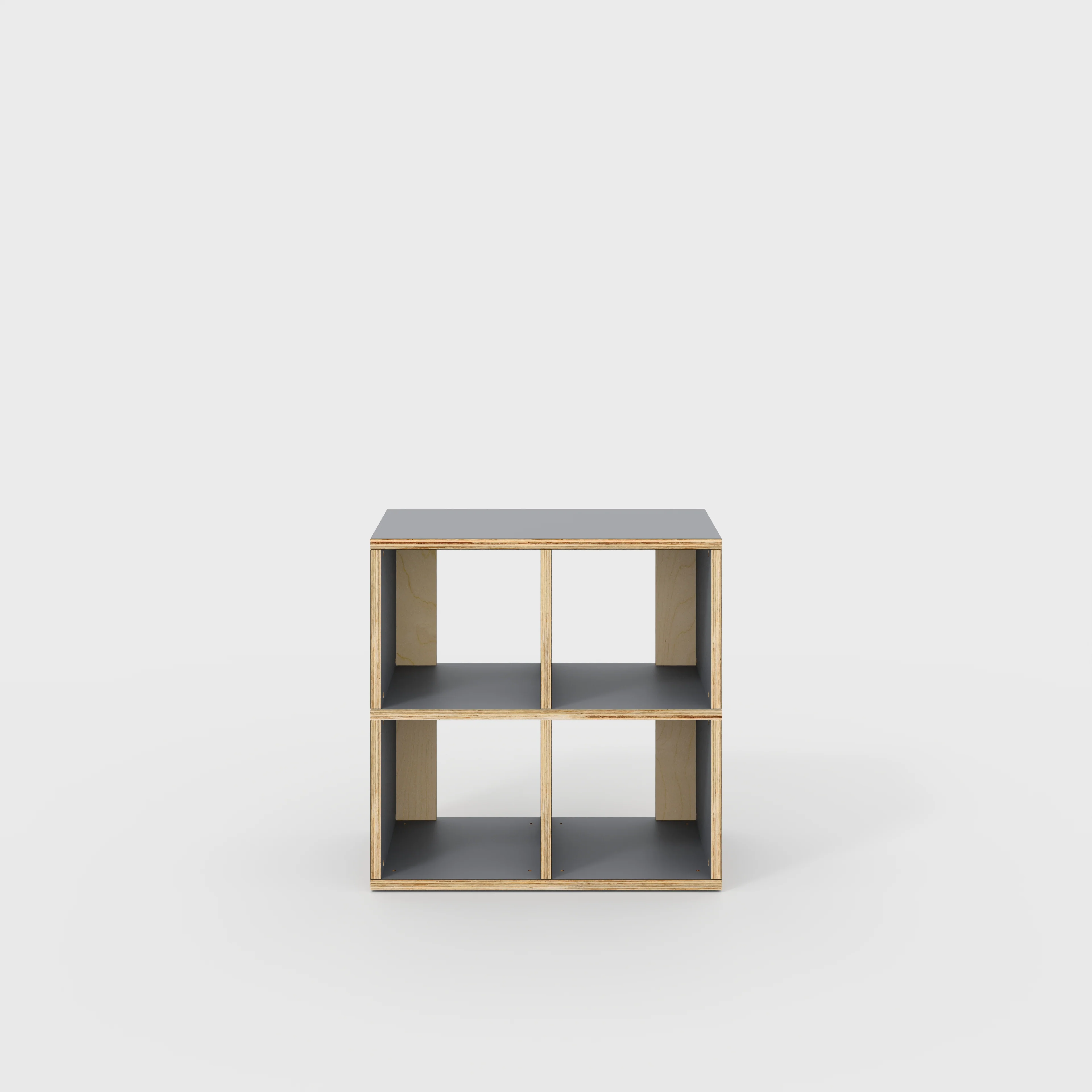Plywood Open Shelves - Formica Tornado Grey - 800(w) x 400(d) x 800(h)