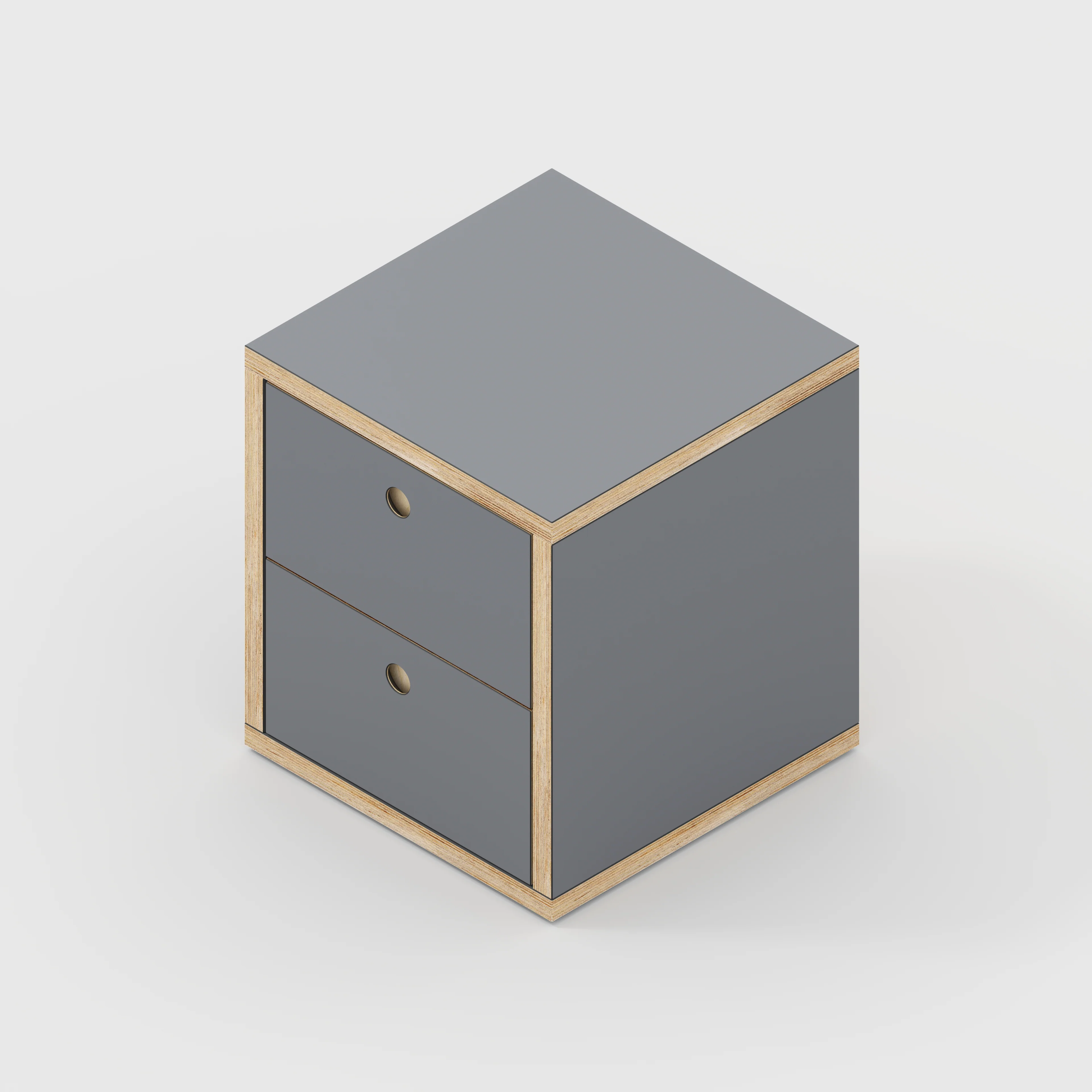 Plywood Drawer Unit - Formica Tornado Grey - 400(w) x 400(d) x 450(h) - Image 4