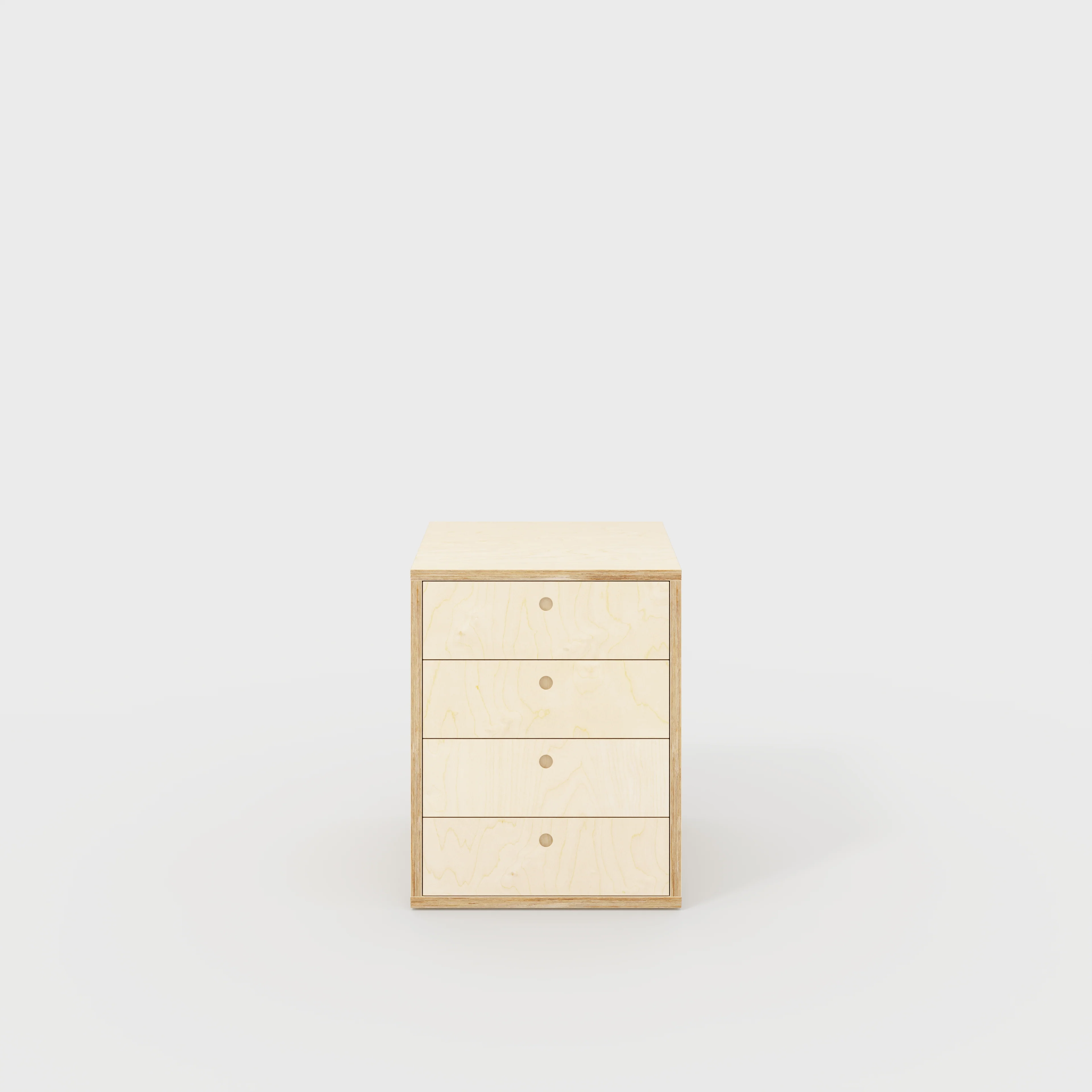 Plywood Drawer Unit - Plywood Birch - 600(w) x 600(d) x 750(h)