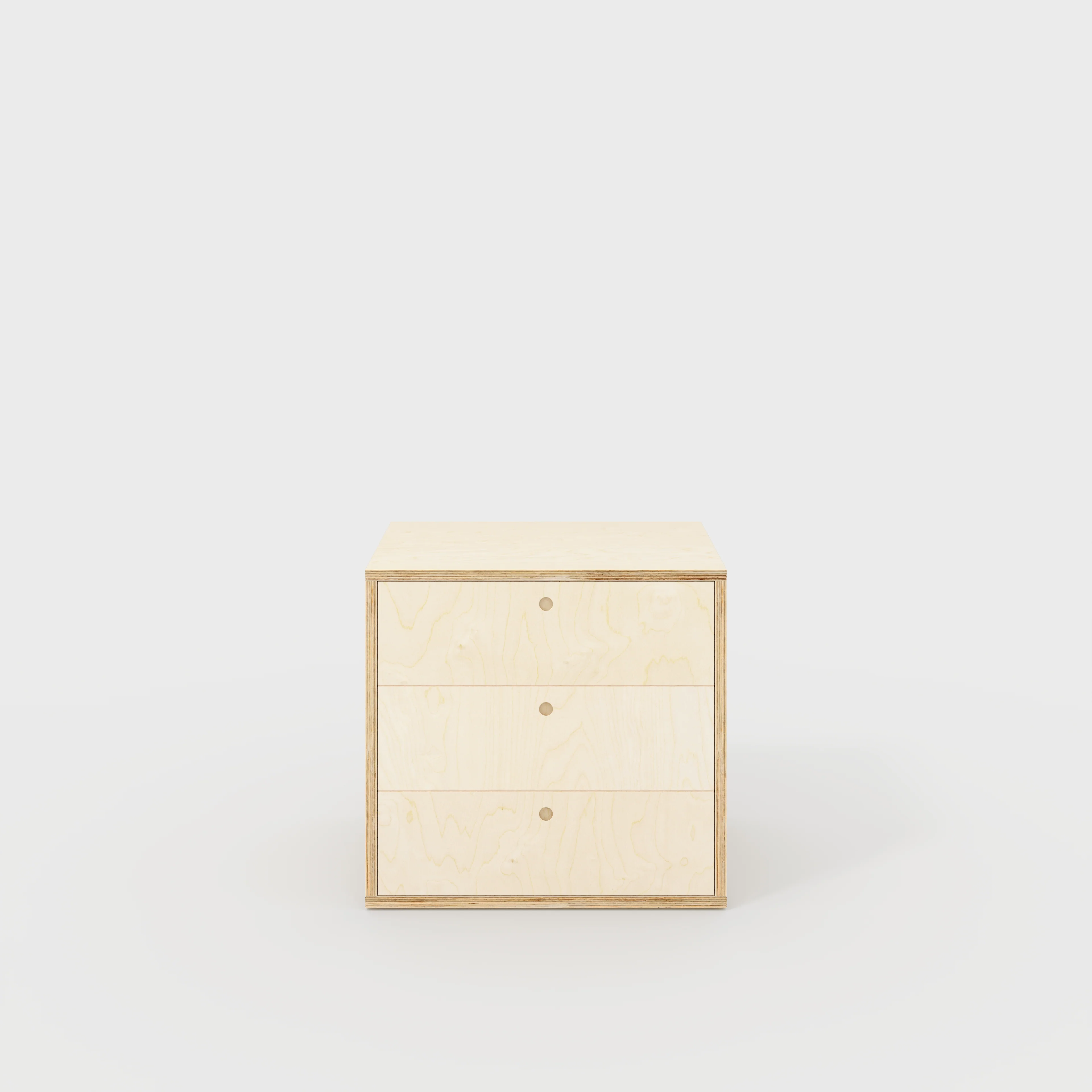 Plywood Drawer Unit - Plywood Birch - 800(w) x 600(d) x 750(h)