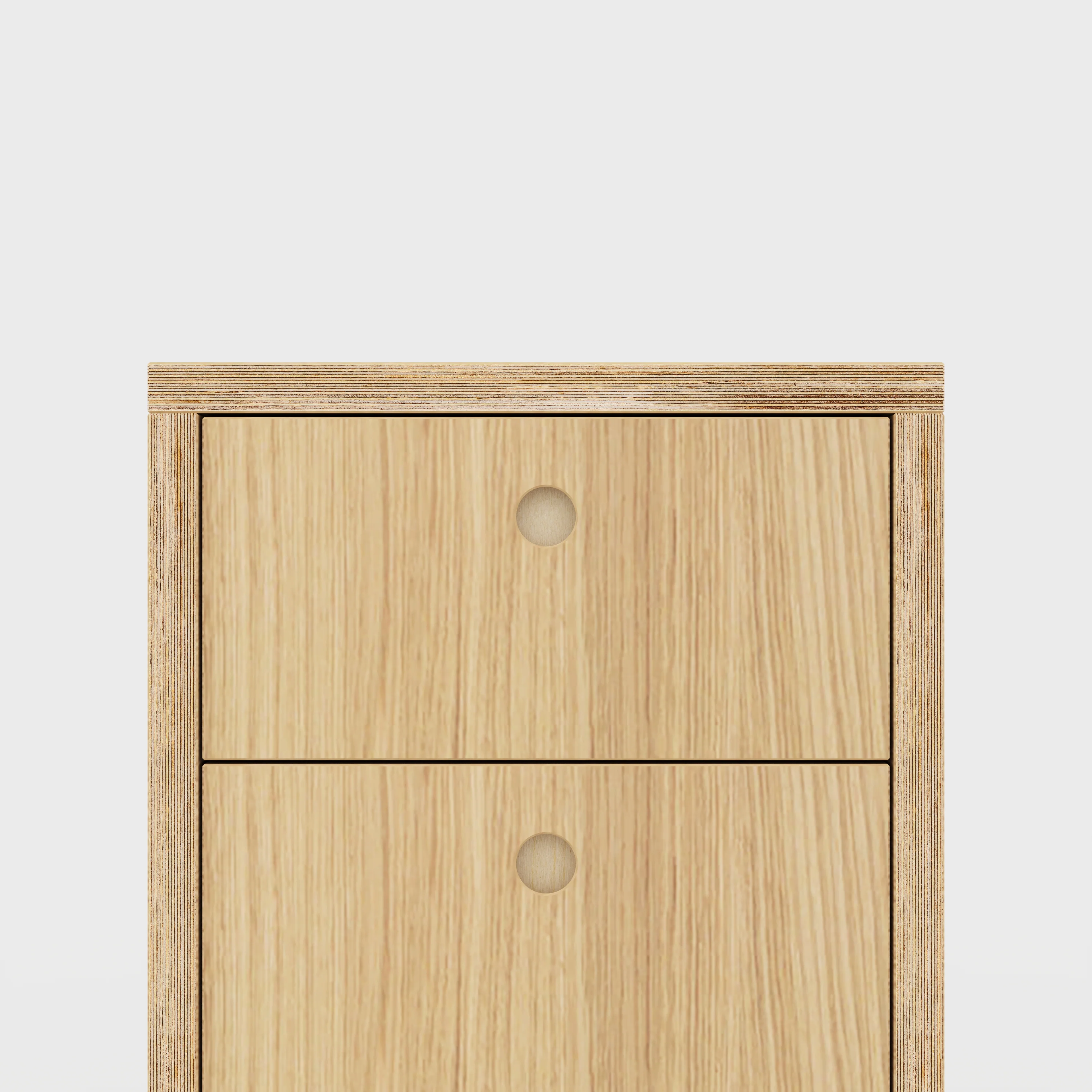 Plywood Drawer Unit - Plywood Oak - 400(w) x 400(d) x 450(h) - Image 3