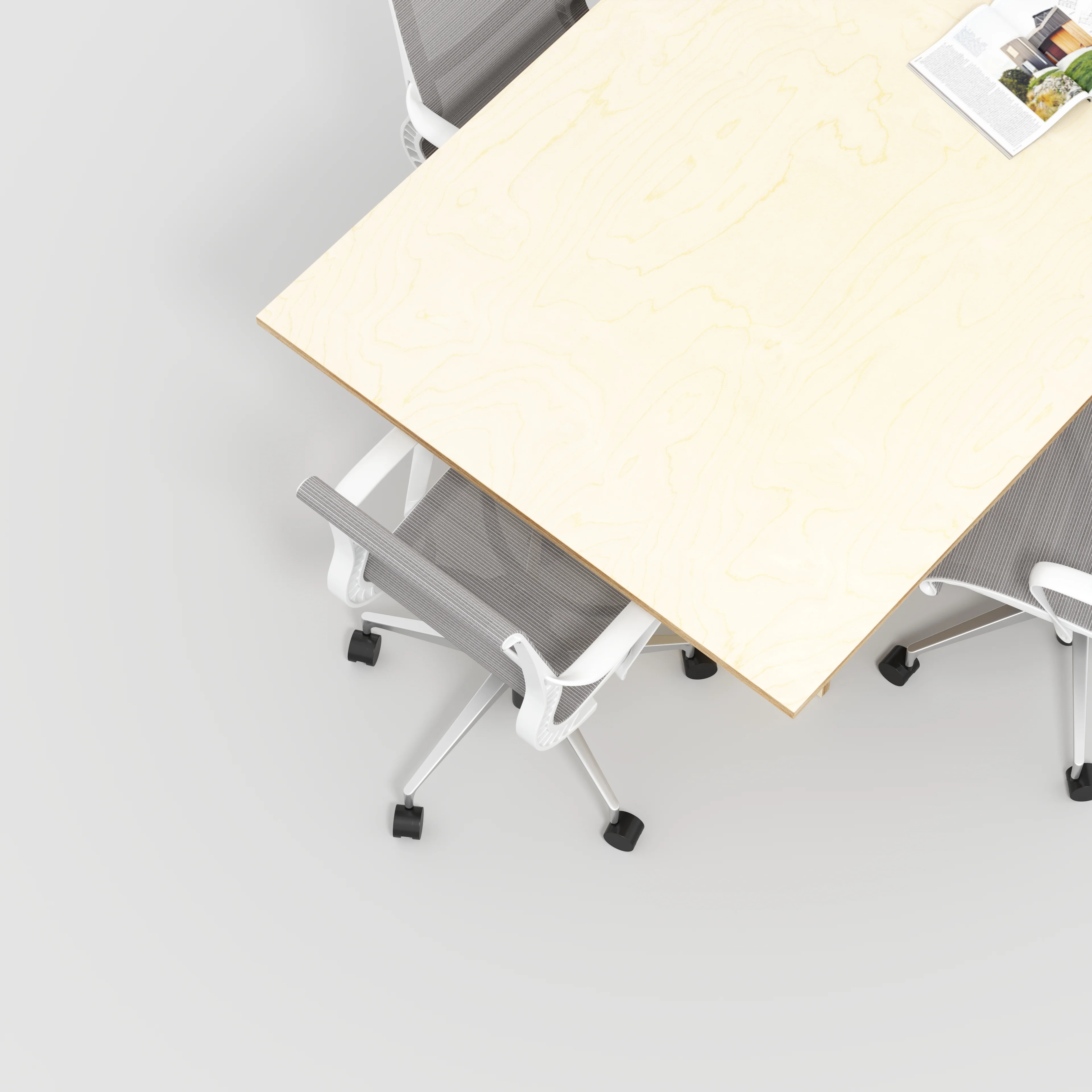 Plywood Platform Table - Plywood Birch - 2400(w) x 1200(d) x 750(h) - Image 3