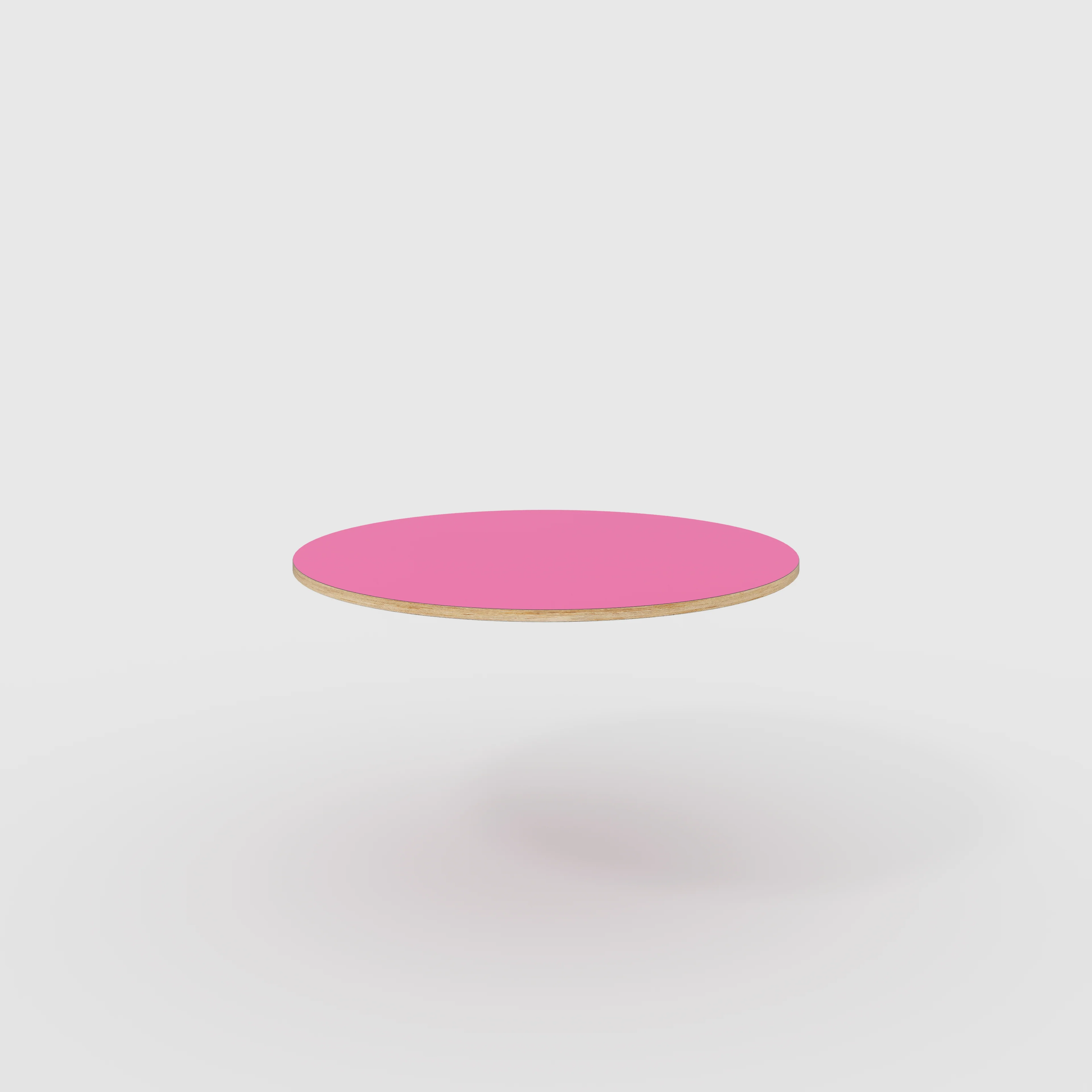 Plywood Round Tabletop - Formica Juicy Pink - 1200(dia)