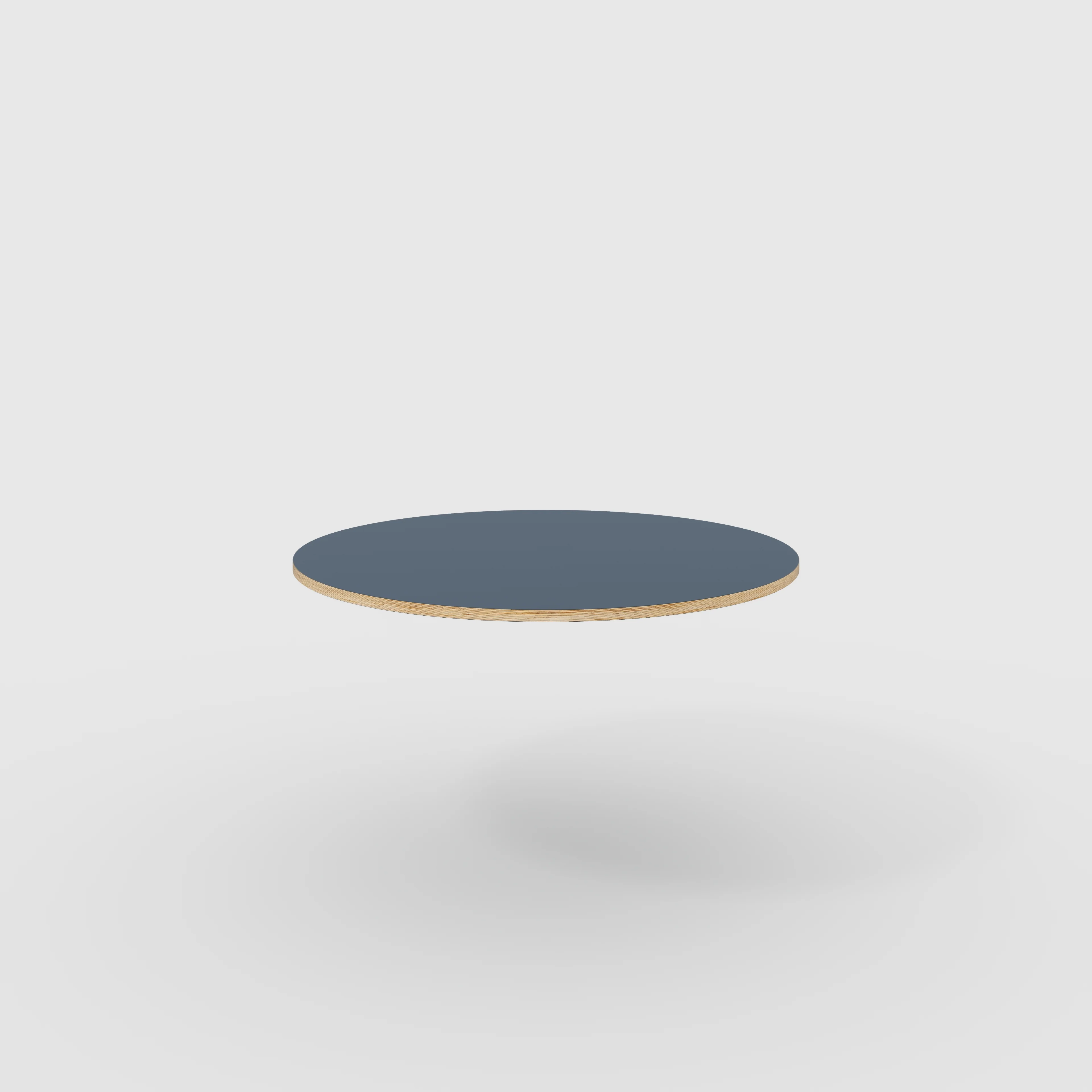 Plywood Round Tabletop - Formica Night Sea Blue - 1200(dia)