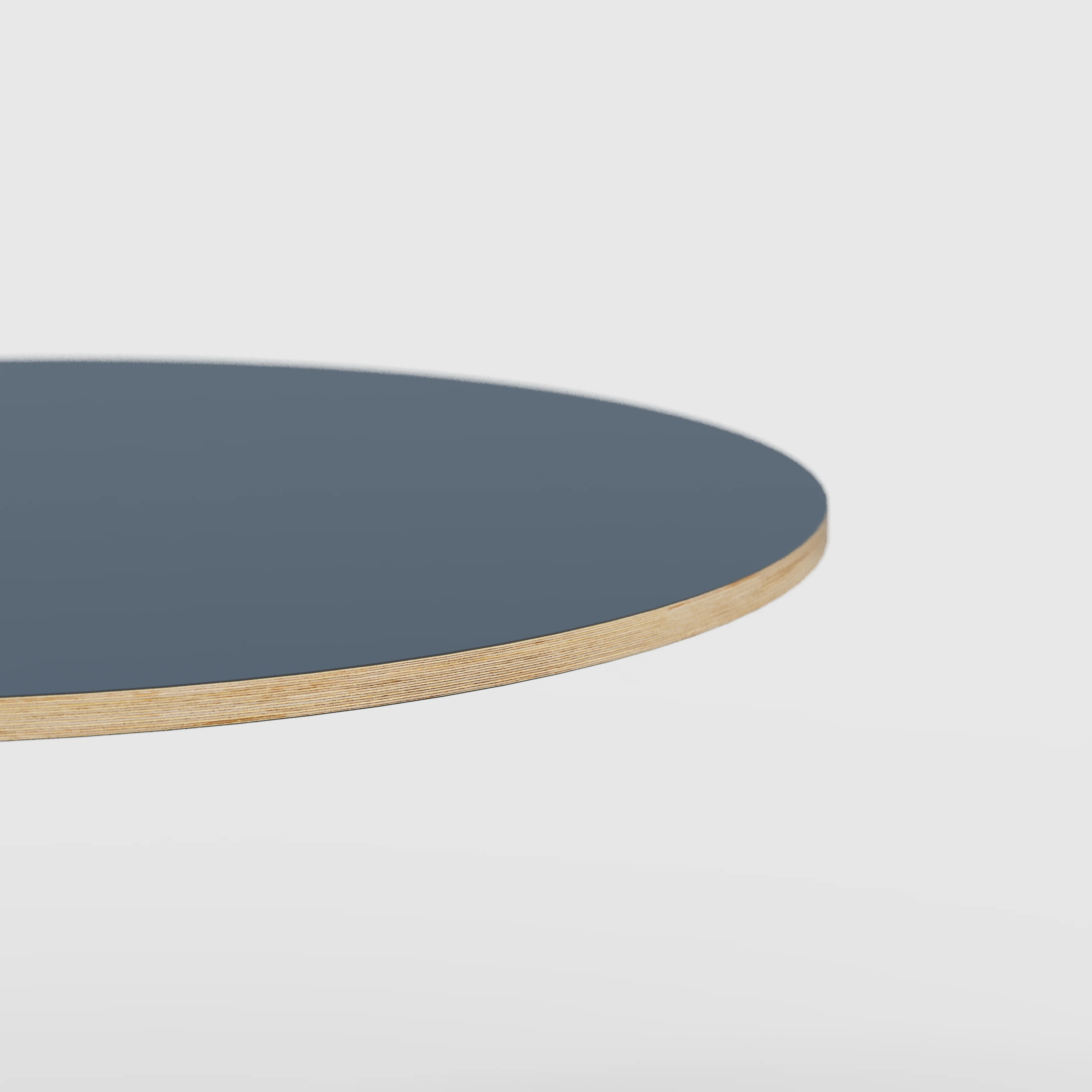 Plywood Round Tabletop - Formica Night Sea Blue - 800(dia) - Image 3