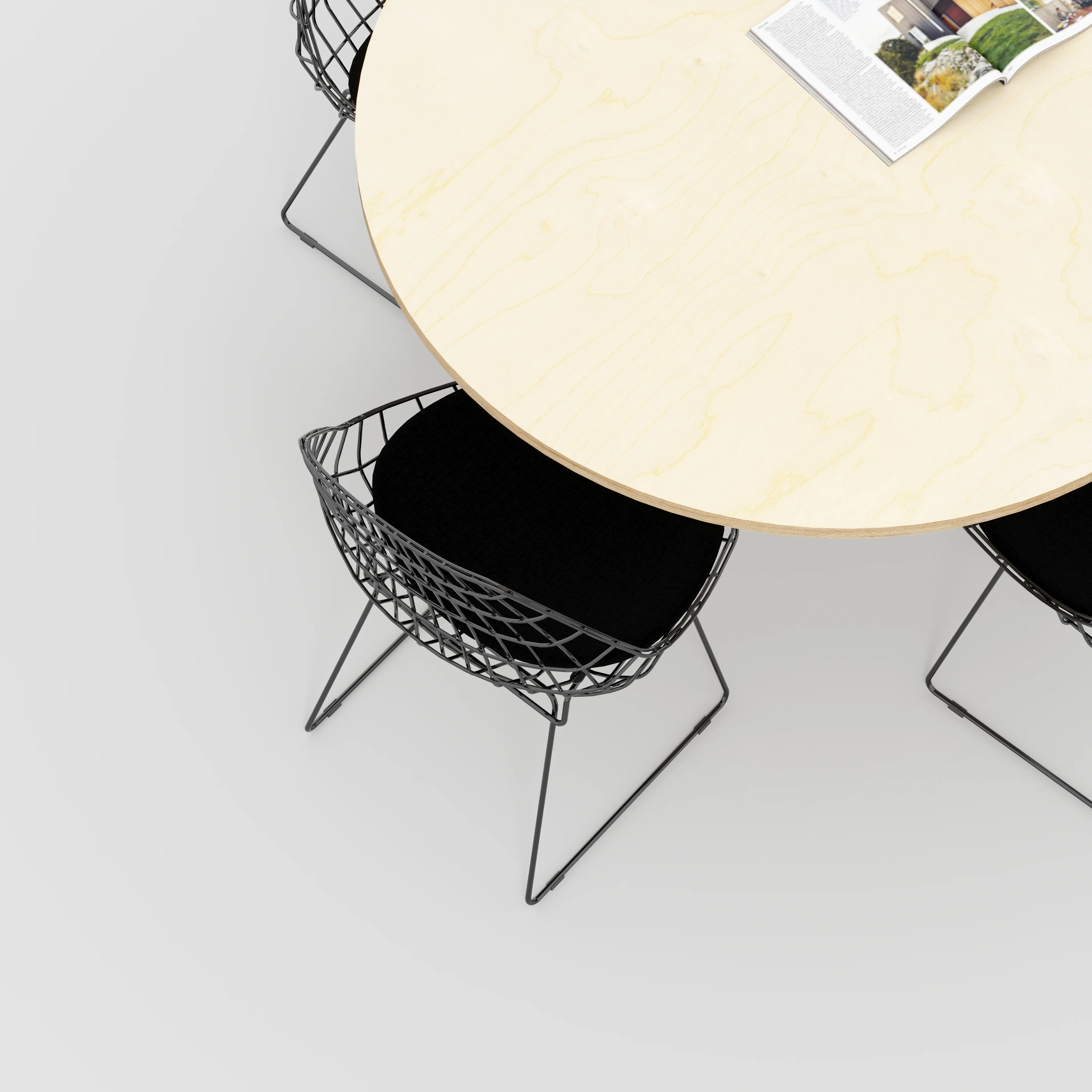 Plywood Round Tabletop - Plywood Birch - 1200(dia) - Image 2