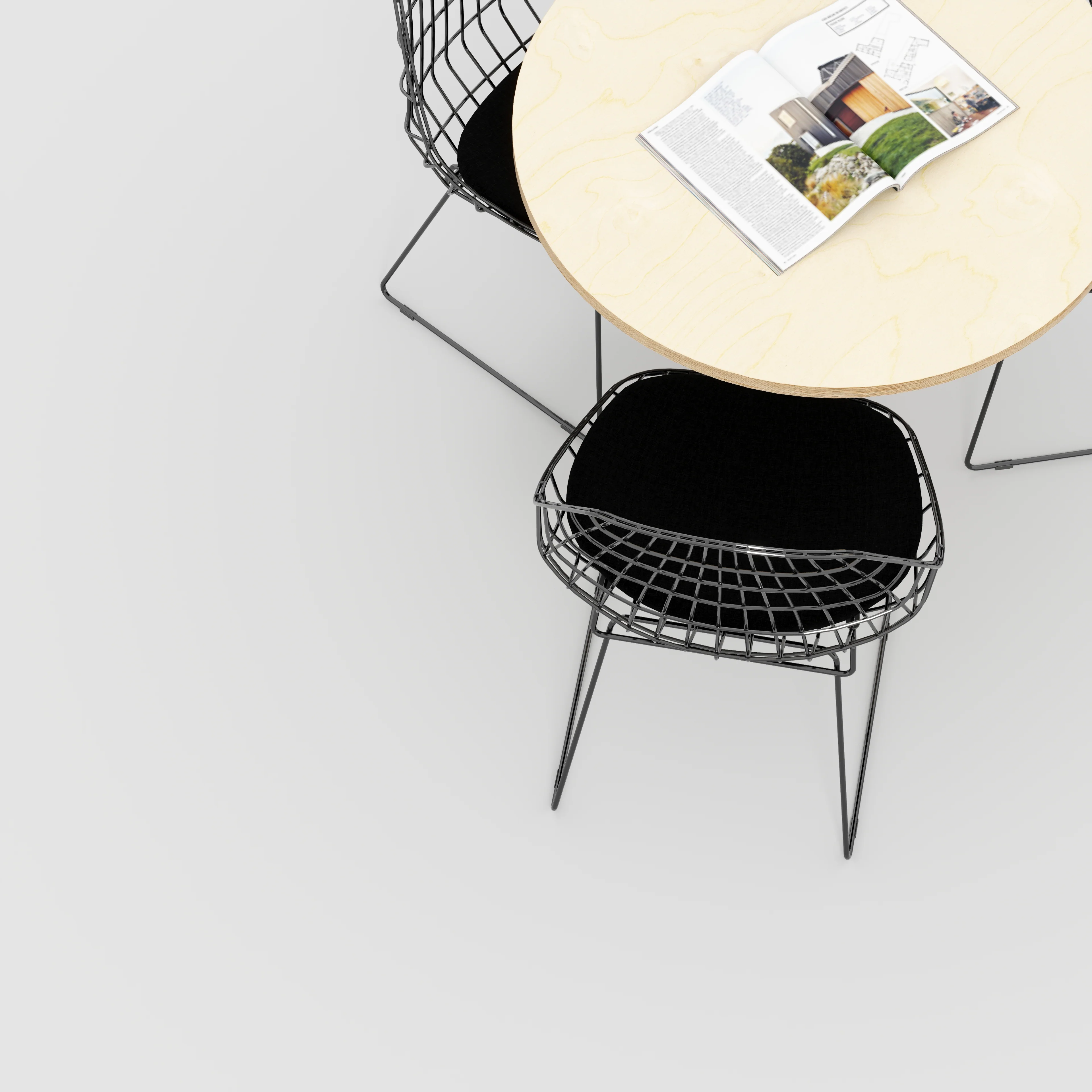 Plywood Round Tabletop - Plywood Birch - 800(dia) - Image 2