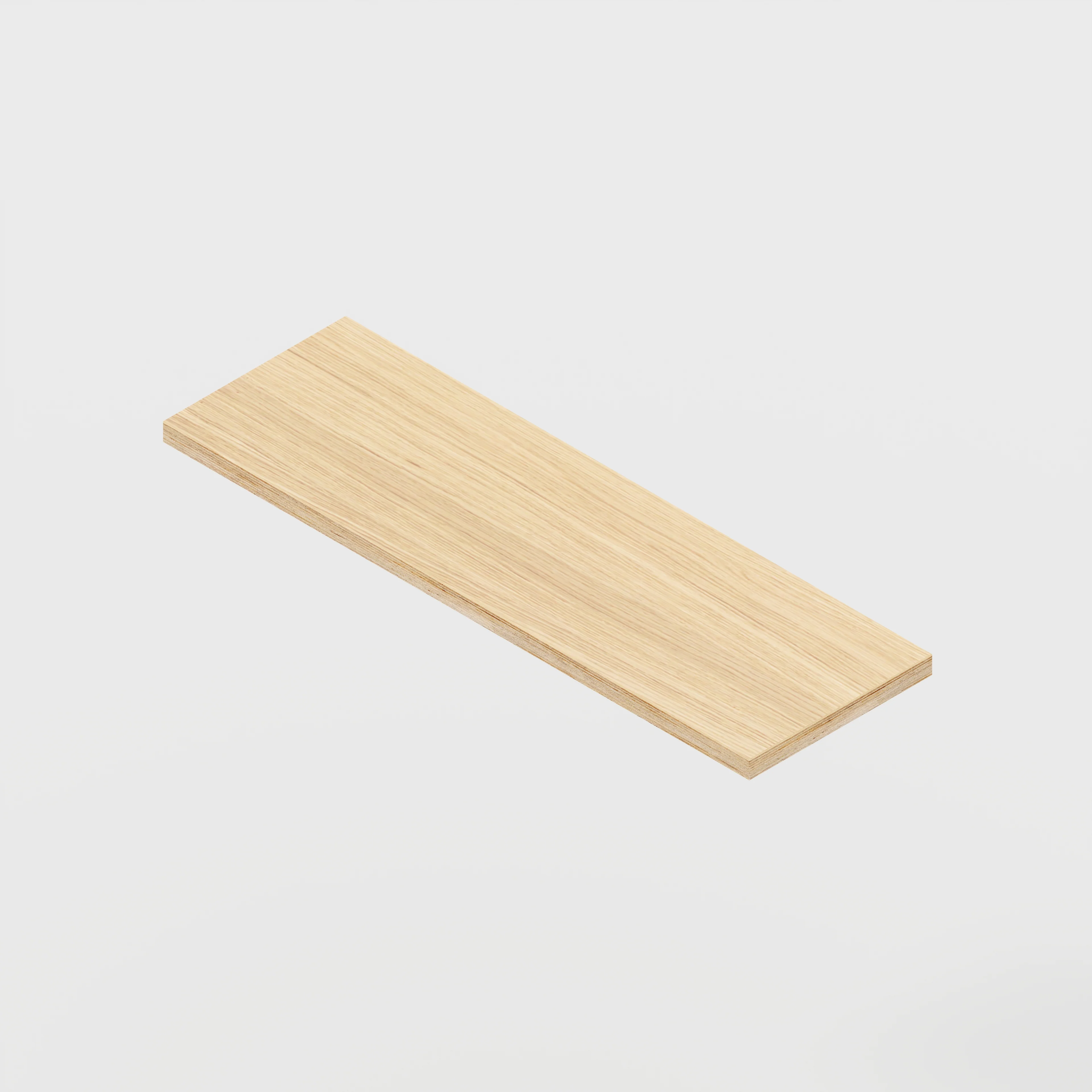 Plywood Shelf - Plywood Oak - 800(w) x 250(d) - 18mm