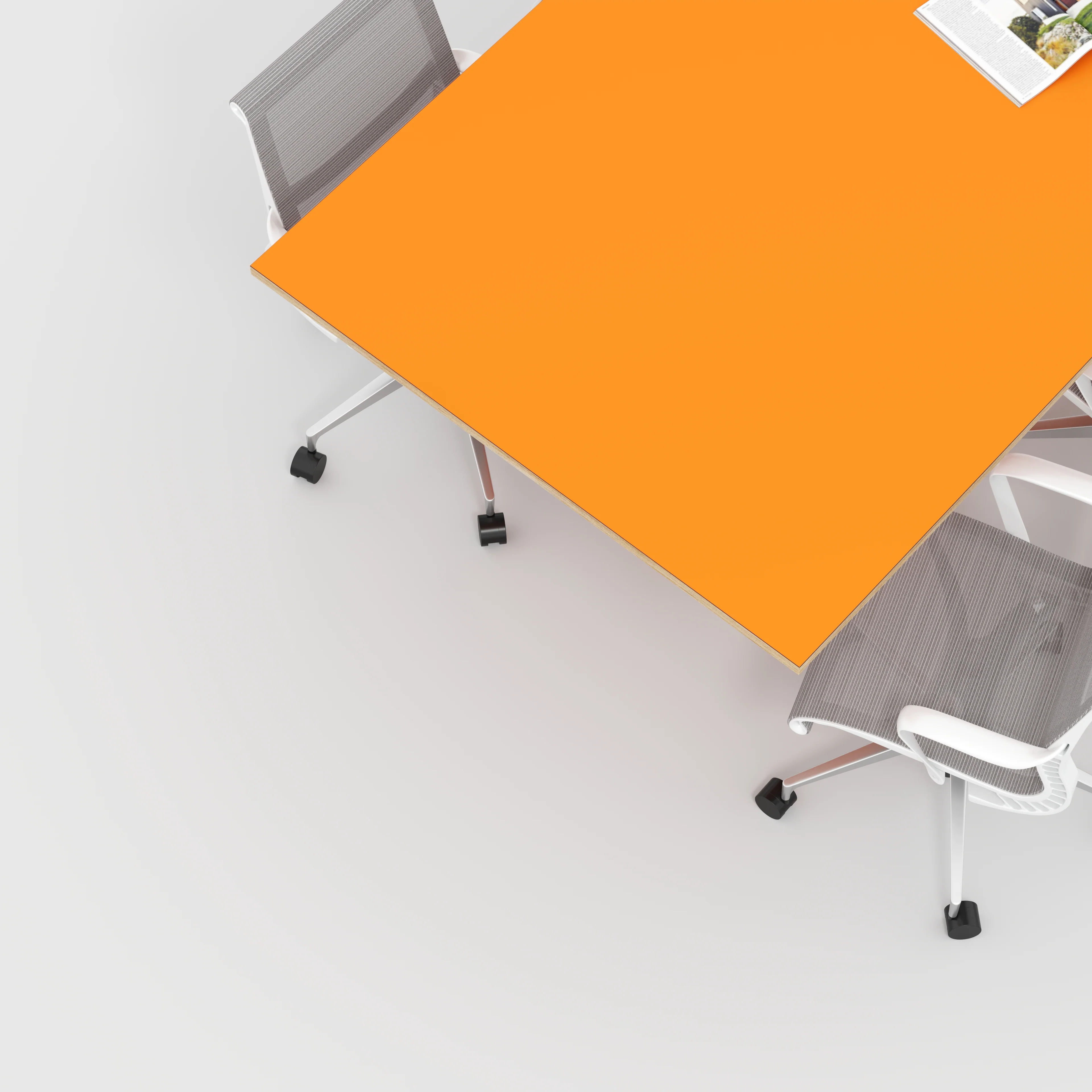 Plywood Tabletop - Formica Levante Orange - 2400(w) x 1200(d) - Image 2