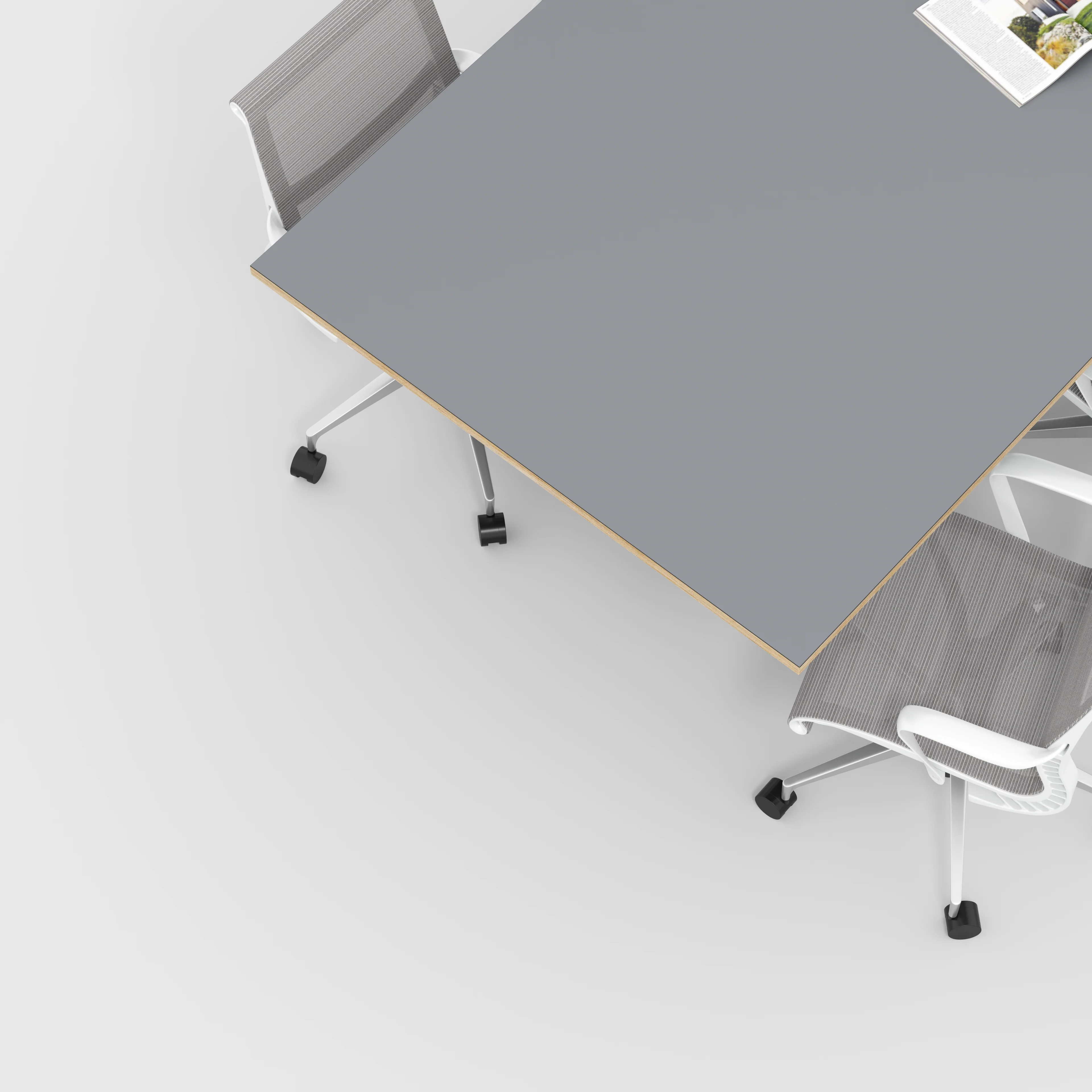 Plywood Tabletop - Formica Tornado Grey - 2400(w) x 1200(d) - Image 2