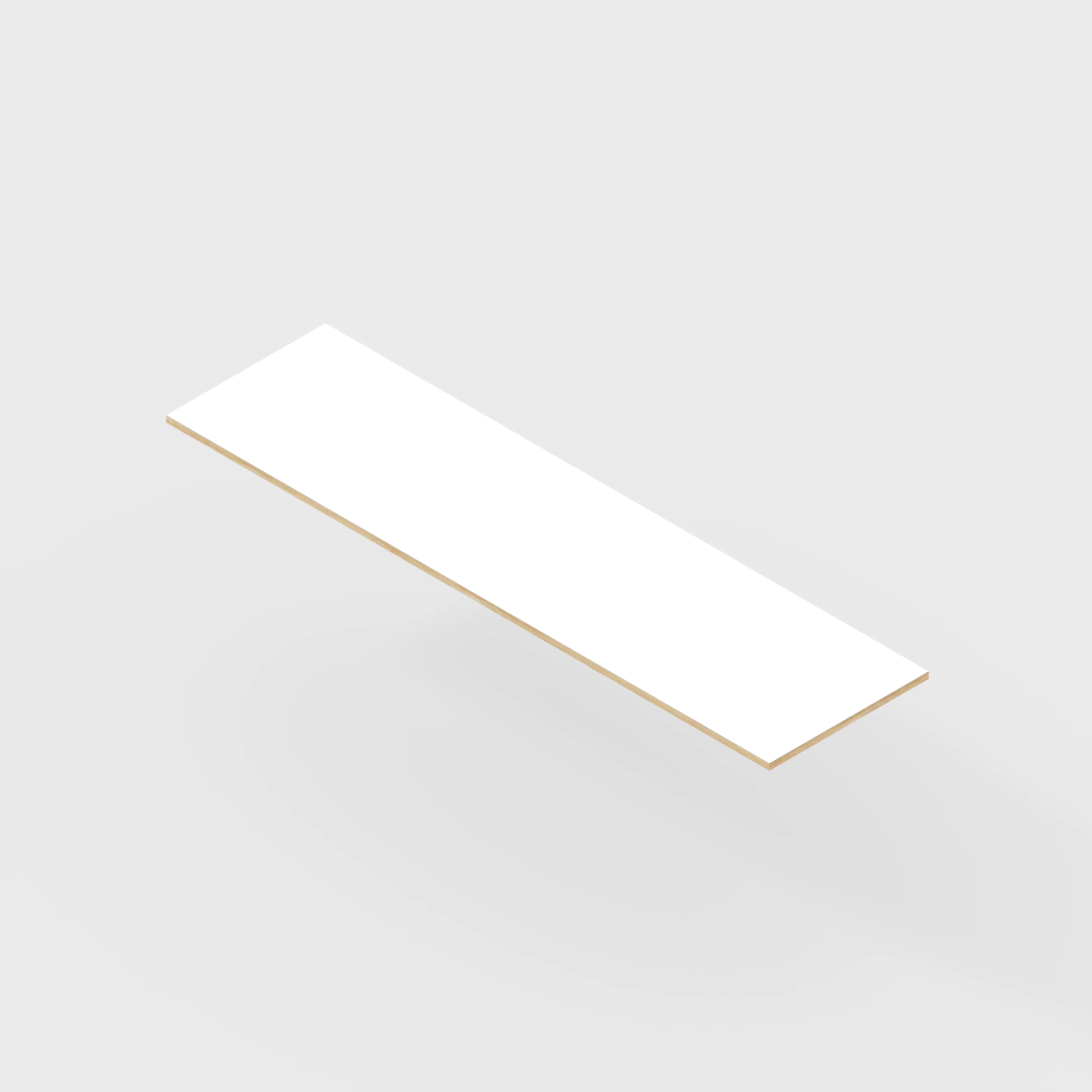 Plywood Worktop - Formica White - 2400(w) x 635(d)