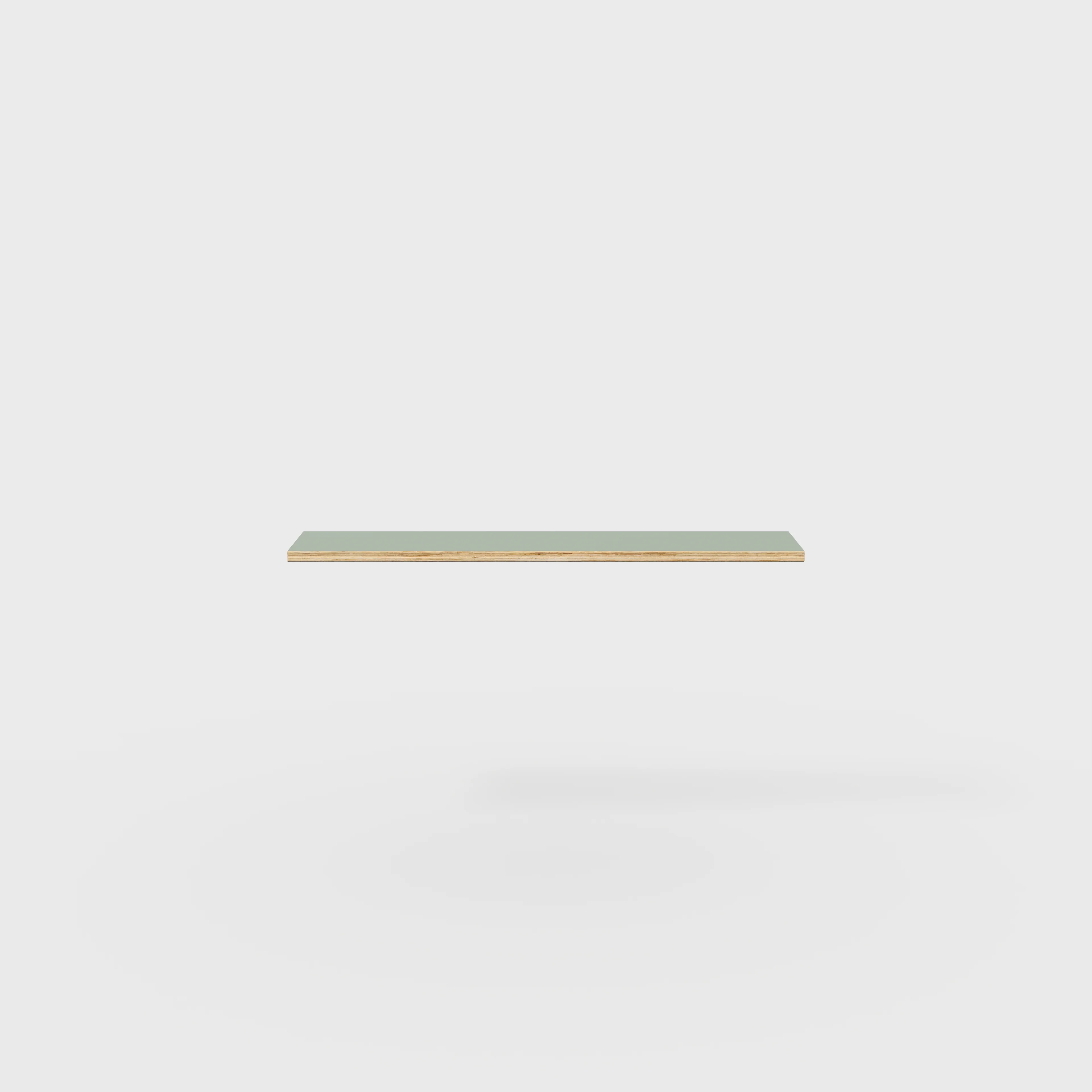 Plywood Shelf - Formica Green Slate - 1600(w) x 250(d) - Image 2