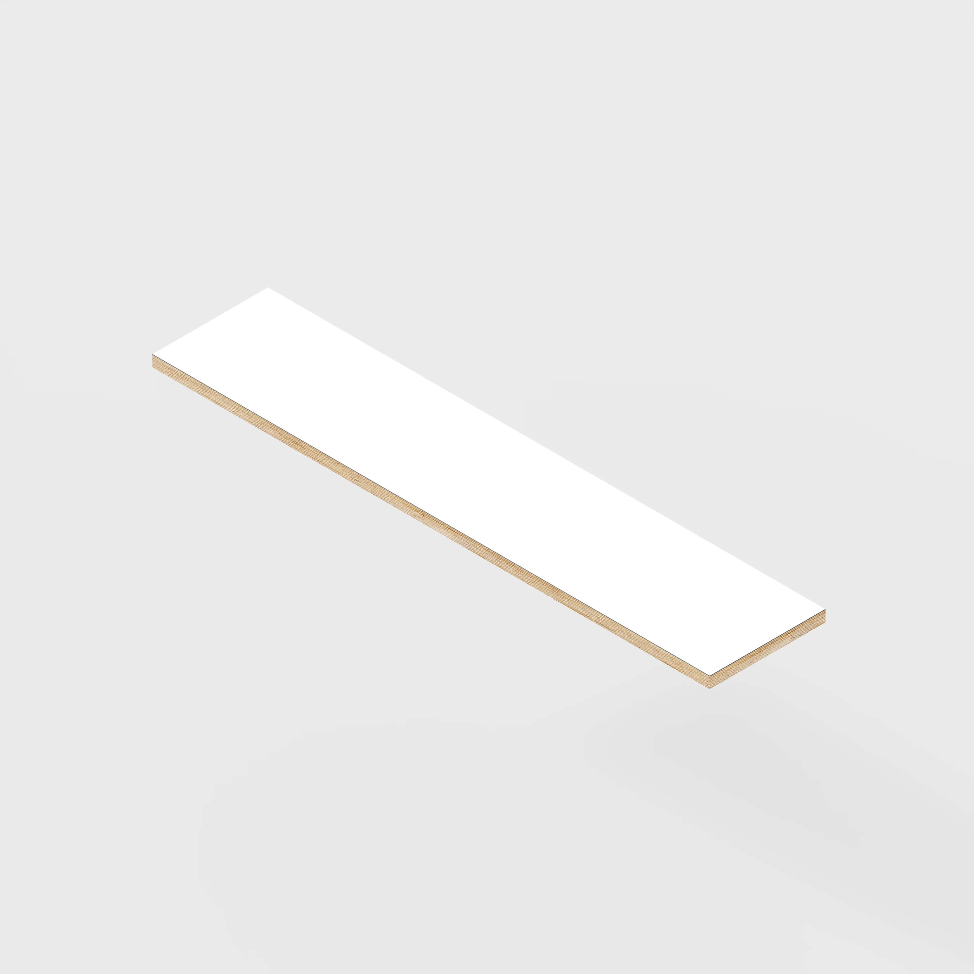Plywood Shelf - Formica White - 1600(w) x 250(d)