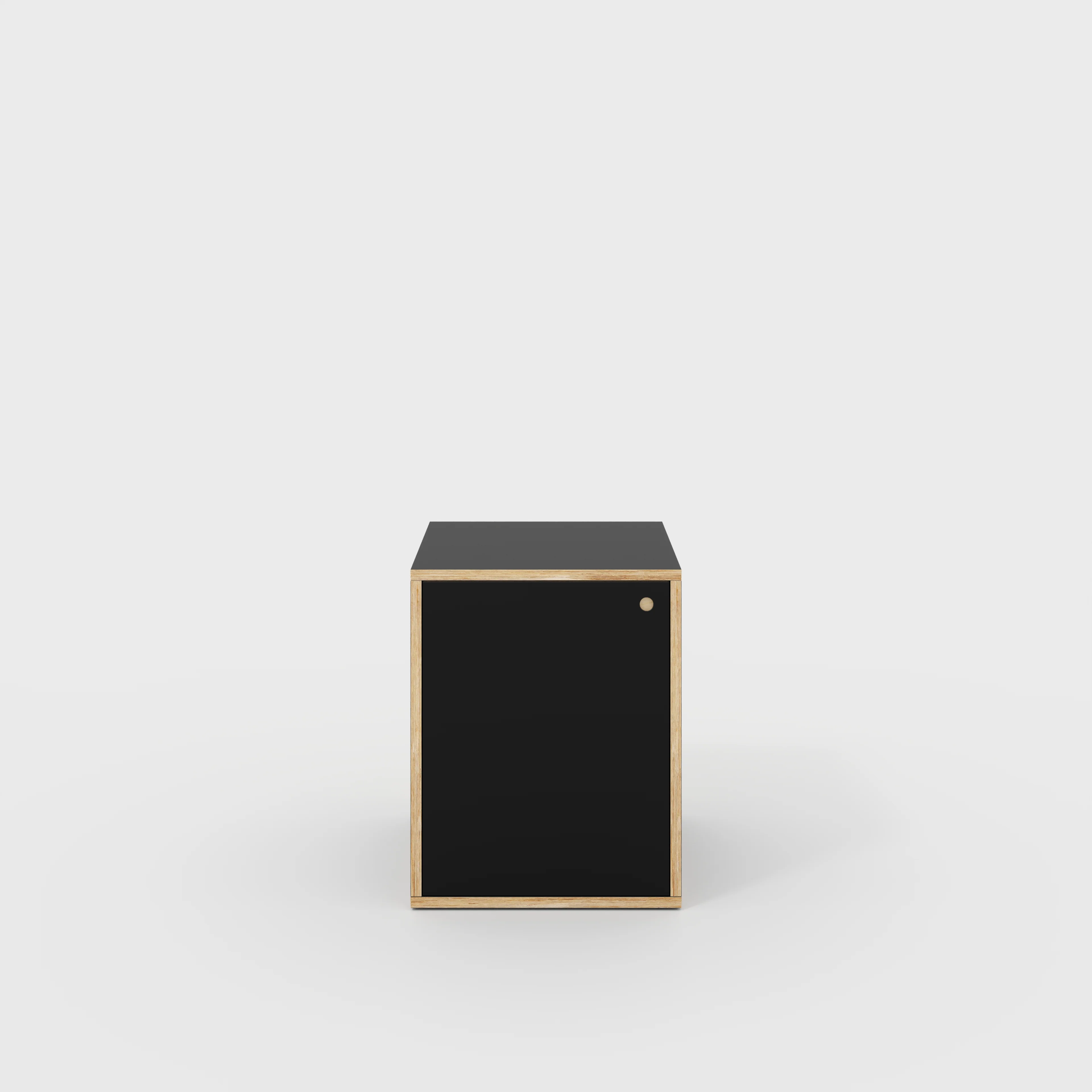 Plywood Storage with Doors - Formica Diamond Black - 600(w) x 600(d) x 750(h)