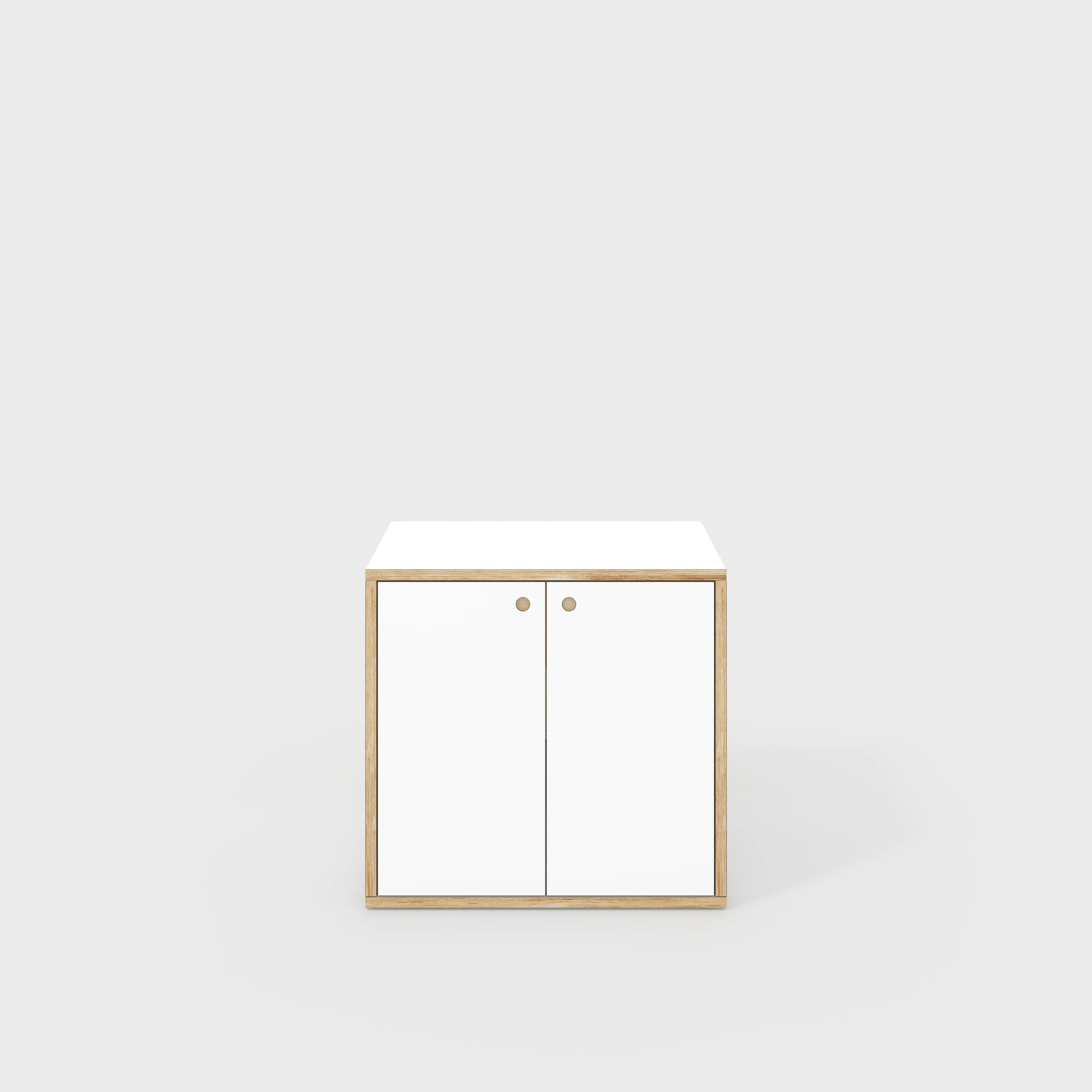 Plywood Storage with Doors - Formica White - 800(w) x 600(d) x 750(h)